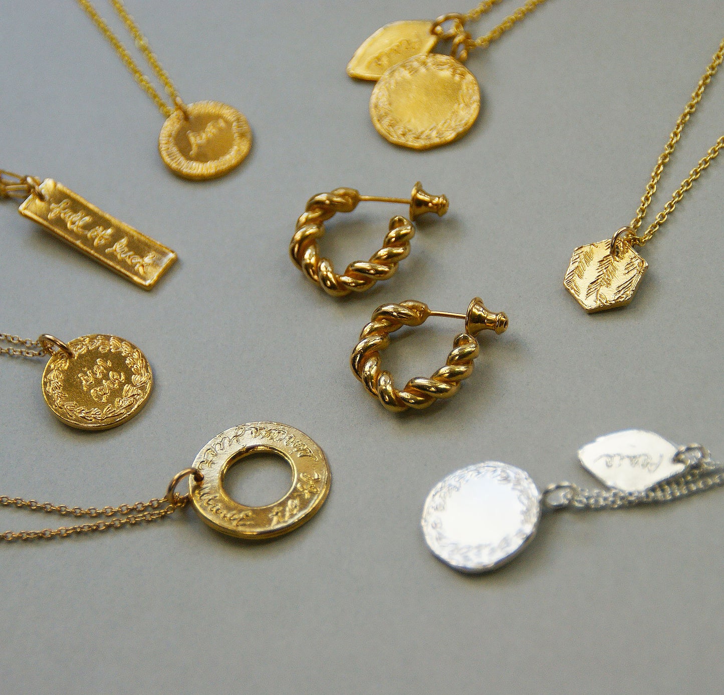 charm necklace お守りネックレス