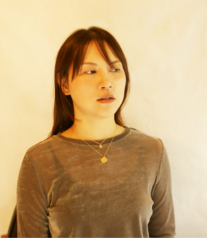 【新商品】Land of Natureゴールドコインネックレス（文字: Peace 平和）