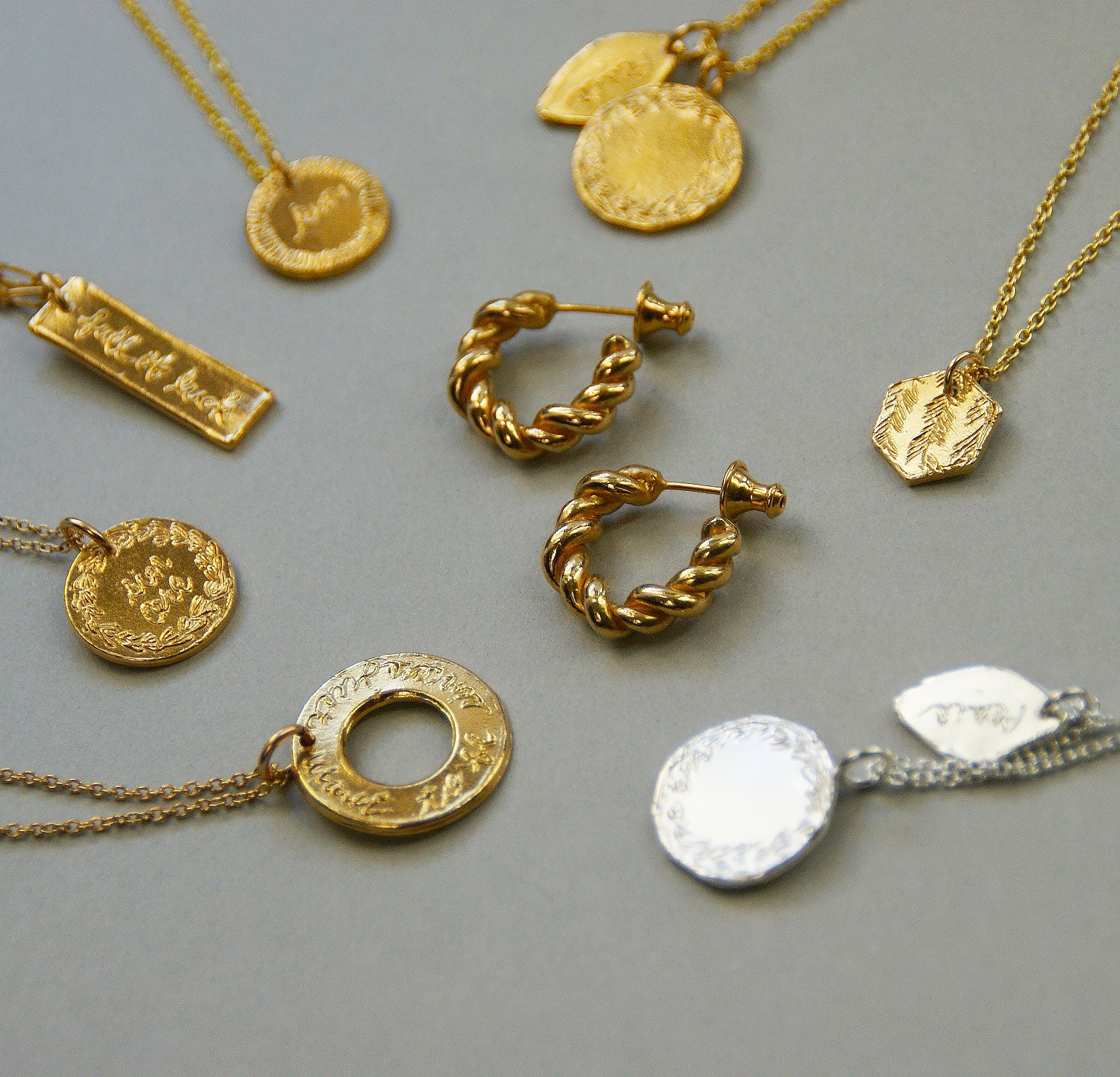 charm necklace お守りネックレス